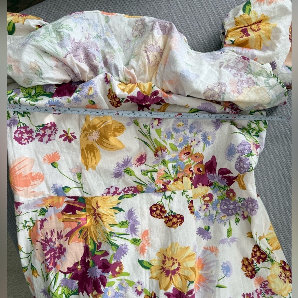 H&M Floral Ruffle Off-Shoulder Dress - Picture 7 of 9